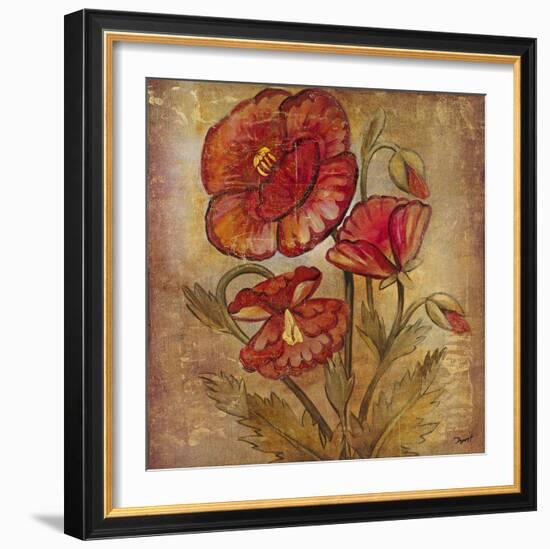 Ancient Floral II-Dysart-Framed Giclee Print