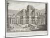 Ancient Forum Surrounded by Porticoes, c.1743-Giovanni Battista Piranesi-Mounted Giclee Print