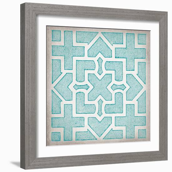 Ancient Geometry II-Maria Mendez-Framed Giclee Print