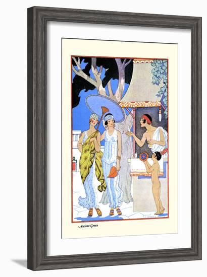 Ancient Greece-Georges Barbier-Framed Art Print