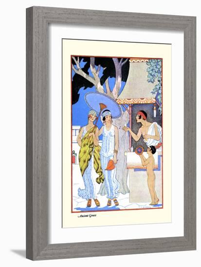 Ancient Greece-Georges Barbier-Framed Art Print