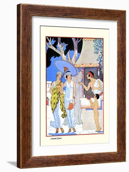 Ancient Greece-Georges Barbier-Framed Art Print