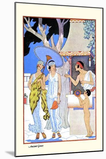 Ancient Greece-Georges Barbier-Mounted Art Print