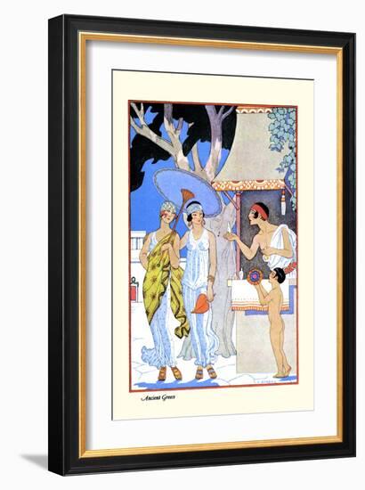 Ancient Greece-Georges Barbier-Framed Art Print