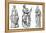 Ancient Greek Muses of Music and Dance-null-Framed Premier Image Canvas