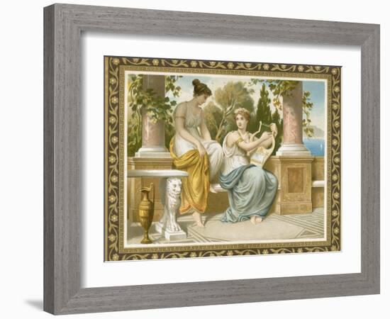 Ancient Greek or Roman Costume-null-Framed Giclee Print