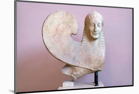 Ancient Greek Sphinx Sculpture-Chris Hellier-Mounted Photographic Print