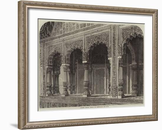 Ancient Hindoo Temple at Bindrabund-null-Framed Giclee Print