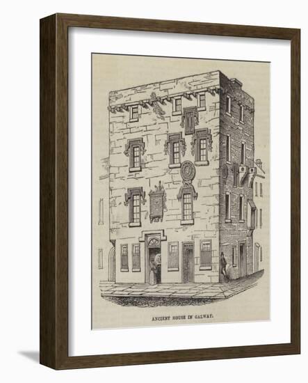 Ancient House in Galway-null-Framed Giclee Print