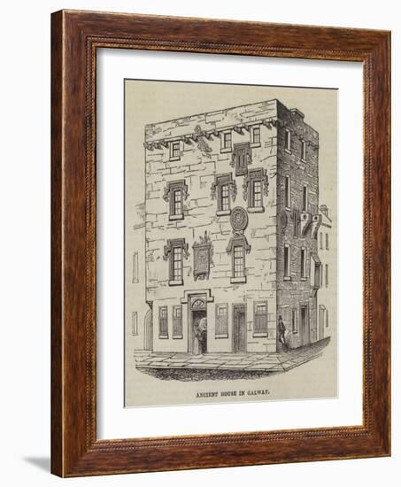 Ancient House in Galway-null-Framed Giclee Print