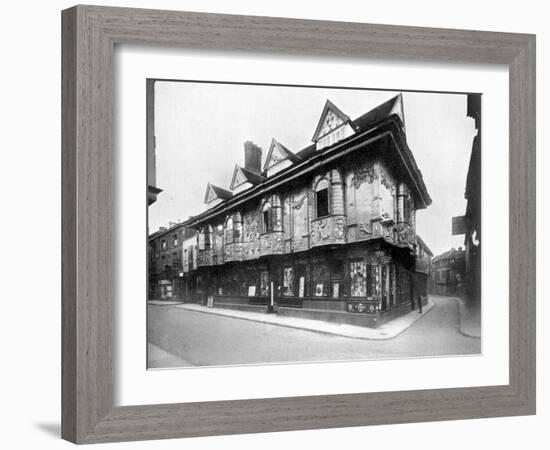 Ancient House, Ipswich, Suffolk, England, 1924-1926-Valentine & Sons-Framed Giclee Print