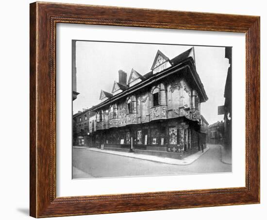 Ancient House, Ipswich, Suffolk, England, 1924-1926-Valentine & Sons-Framed Giclee Print