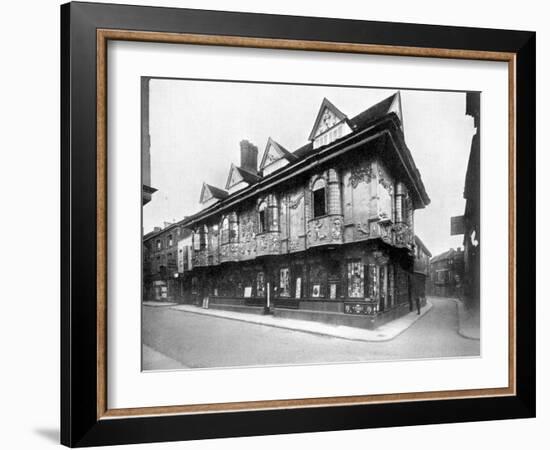 Ancient House, Ipswich, Suffolk, England, 1924-1926-Valentine & Sons-Framed Giclee Print