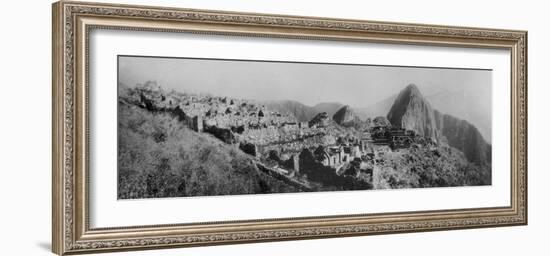 Ancient Incan City of Machu Picchu-null-Framed Photographic Print