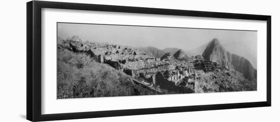 Ancient Incan City of Machu Picchu-null-Framed Photographic Print