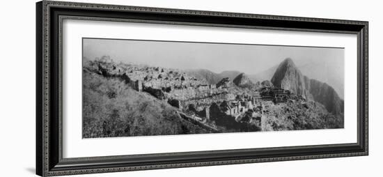 Ancient Incan City of Machu Picchu-null-Framed Photographic Print