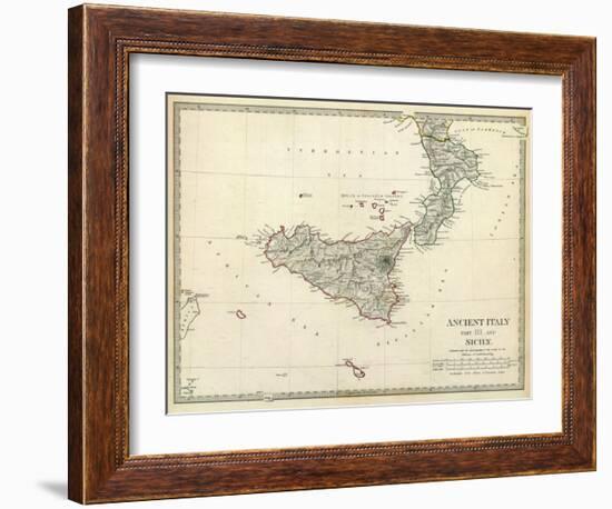 Ancient Italy III, c.1830-null-Framed Art Print