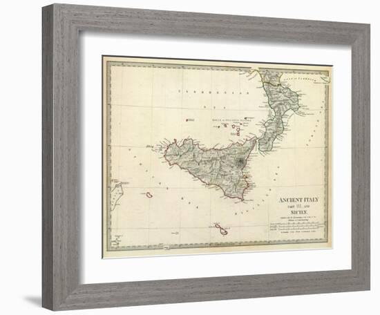 Ancient Italy III, c.1830-null-Framed Art Print