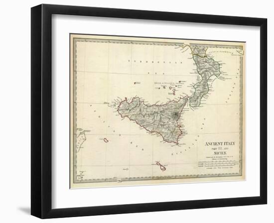 Ancient Italy III, c.1830-null-Framed Art Print