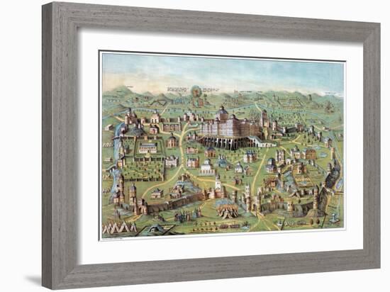 Ancient Jerusalem-null-Framed Premium Giclee Print