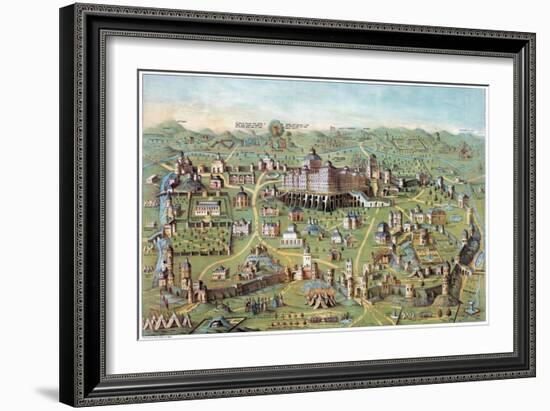 Ancient Jerusalem-null-Framed Giclee Print