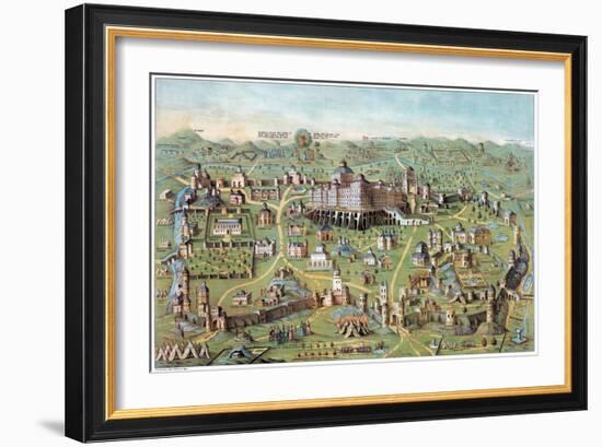Ancient Jerusalem-null-Framed Giclee Print