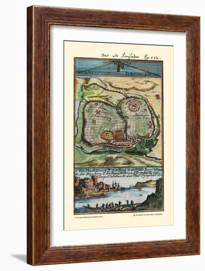 Ancient Jerusalem-Alain Manesson Mallet-Framed Art Print