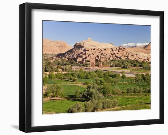 Ancient Kasbah Town of Ait Benhaddou, UNESCO World Heritage Site, Morocco-Gavin Hellier-Framed Photographic Print