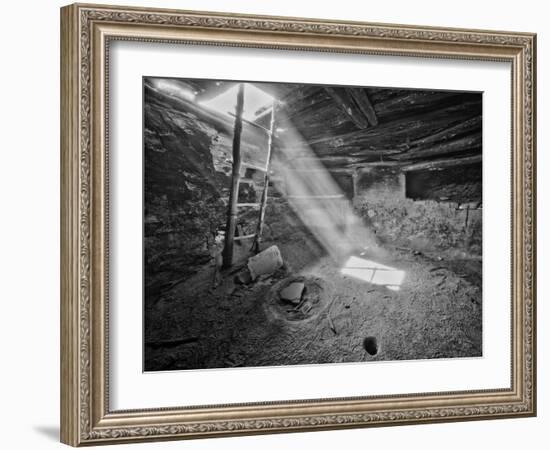 Ancient Kiva On, Cedar Mesa, Utah, USA-John Ford-Framed Photographic Print