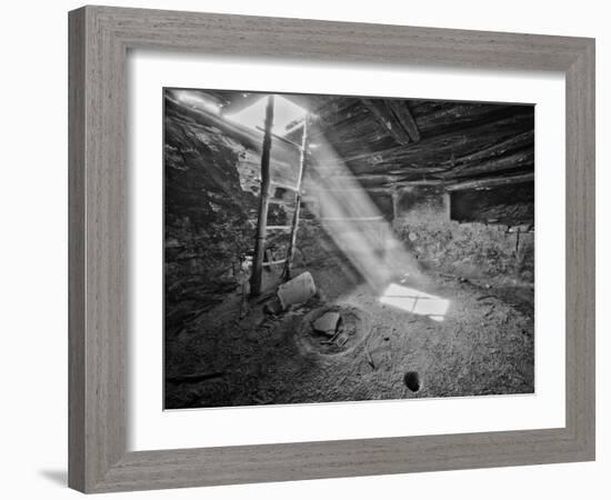 Ancient Kiva On, Cedar Mesa, Utah, USA-John Ford-Framed Photographic Print