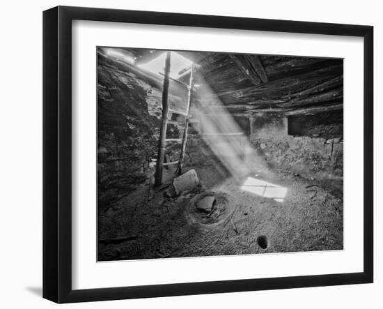 Ancient Kiva On, Cedar Mesa, Utah, USA-John Ford-Framed Photographic Print