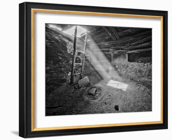 Ancient Kiva On, Cedar Mesa, Utah, USA-John Ford-Framed Photographic Print