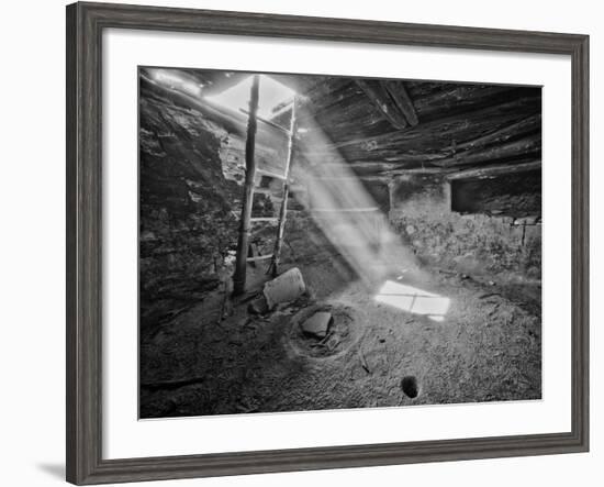 Ancient Kiva On, Cedar Mesa, Utah, USA-John Ford-Framed Photographic Print