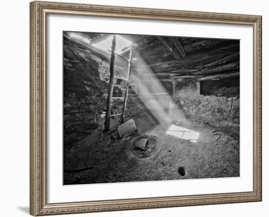 Ancient Kiva On, Cedar Mesa, Utah, USA-John Ford-Framed Photographic Print