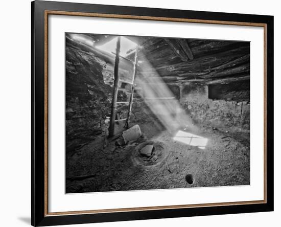 Ancient Kiva On, Cedar Mesa, Utah, USA-John Ford-Framed Photographic Print