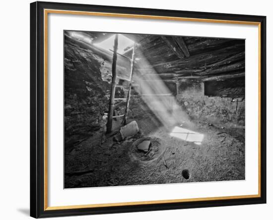 Ancient Kiva On, Cedar Mesa, Utah, USA-John Ford-Framed Photographic Print