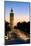 Ancient Koutoubia Mosque, and Jemaa el Fna road at twilight, Marrakech, Morocco, North Africa-Roberto Moiola-Mounted Photographic Print