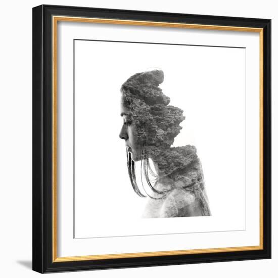 Ancient Love III-Aneta Ivanova-Framed Giclee Print