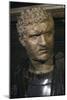 Ancient marble bust of Emperor Caracalla, 212-217-Unknown-Mounted Giclee Print