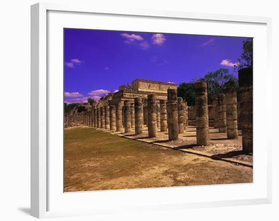 Ancient Mayan City Ruin, Chichen Itza, Mexico-Walter Bibikow-Framed Photographic Print