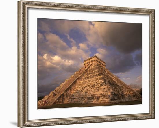 Ancient Mayan Ruins, Chichen Itza, Mexico-Walter Bibikow-Framed Photographic Print