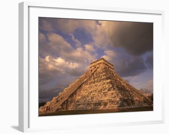 Ancient Mayan Ruins, Chichen Itza, Mexico-Walter Bibikow-Framed Photographic Print