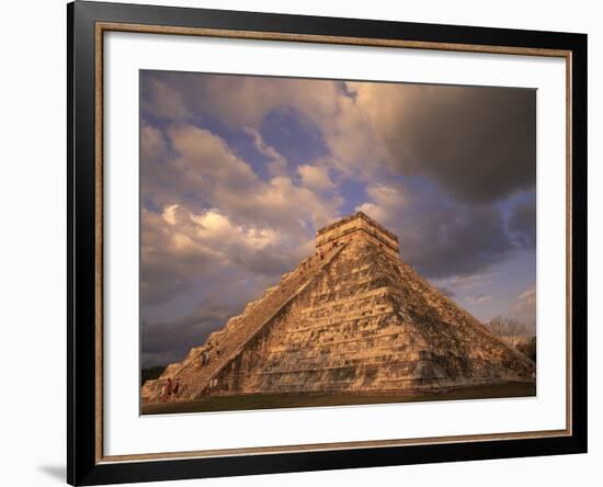 Ancient Mayan Ruins, Chichen Itza, Mexico-Walter Bibikow-Framed Photographic Print