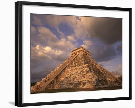 Ancient Mayan Ruins, Chichen Itza, Mexico-Walter Bibikow-Framed Photographic Print