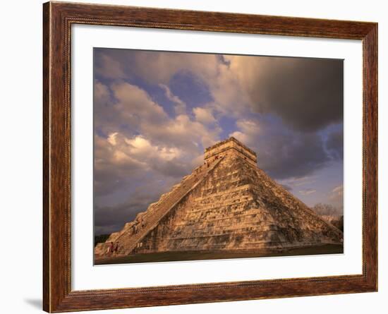 Ancient Mayan Ruins, Chichen Itza, Mexico-Walter Bibikow-Framed Photographic Print