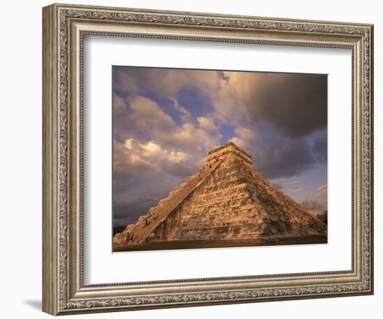 Ancient Mayan Ruins, Chichen Itza, Mexico-Walter Bibikow-Framed Photographic Print