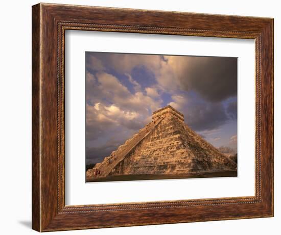 Ancient Mayan Ruins, Chichen Itza, Mexico-Walter Bibikow-Framed Photographic Print