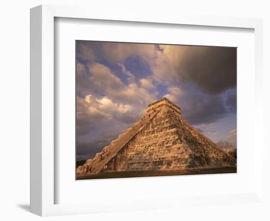 Ancient Mayan Ruins, Chichen Itza, Mexico-Walter Bibikow-Framed Photographic Print