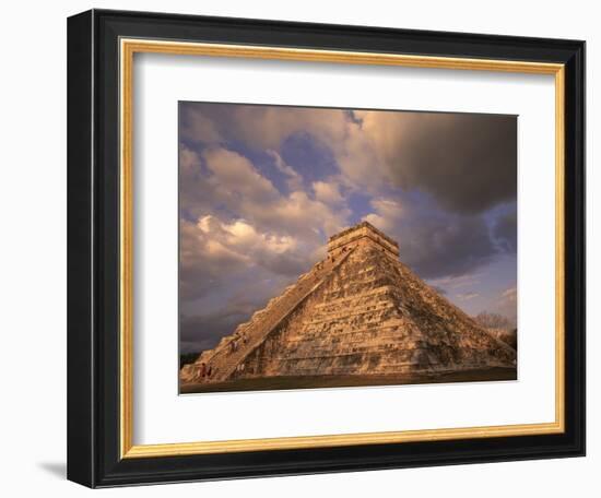 Ancient Mayan Ruins, Chichen Itza, Mexico-Walter Bibikow-Framed Photographic Print