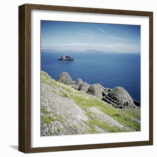 Ancient Monastic Settlement in Skellig Michael, County Kerry, Munster, Republic of Ireland-Andrew Mcconnell-Framed Photographic Print